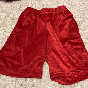 Red shorts